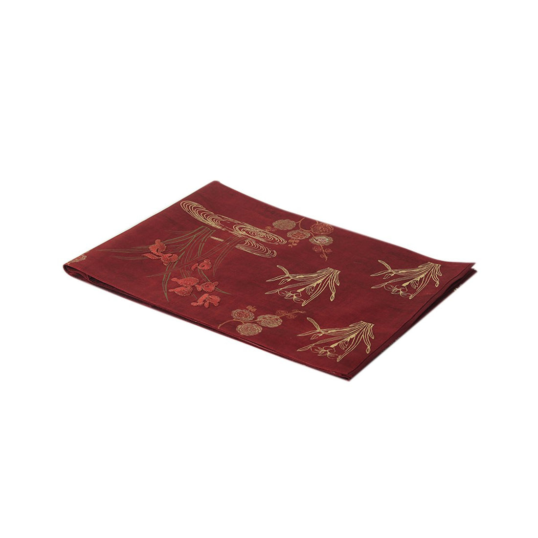 Vanya Runner - Maroon in Silk Blend 72″ x 15″