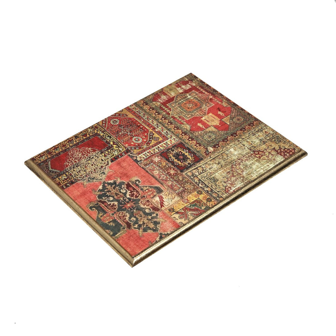 Serapi Collage Trivets - Set of Two in Wood