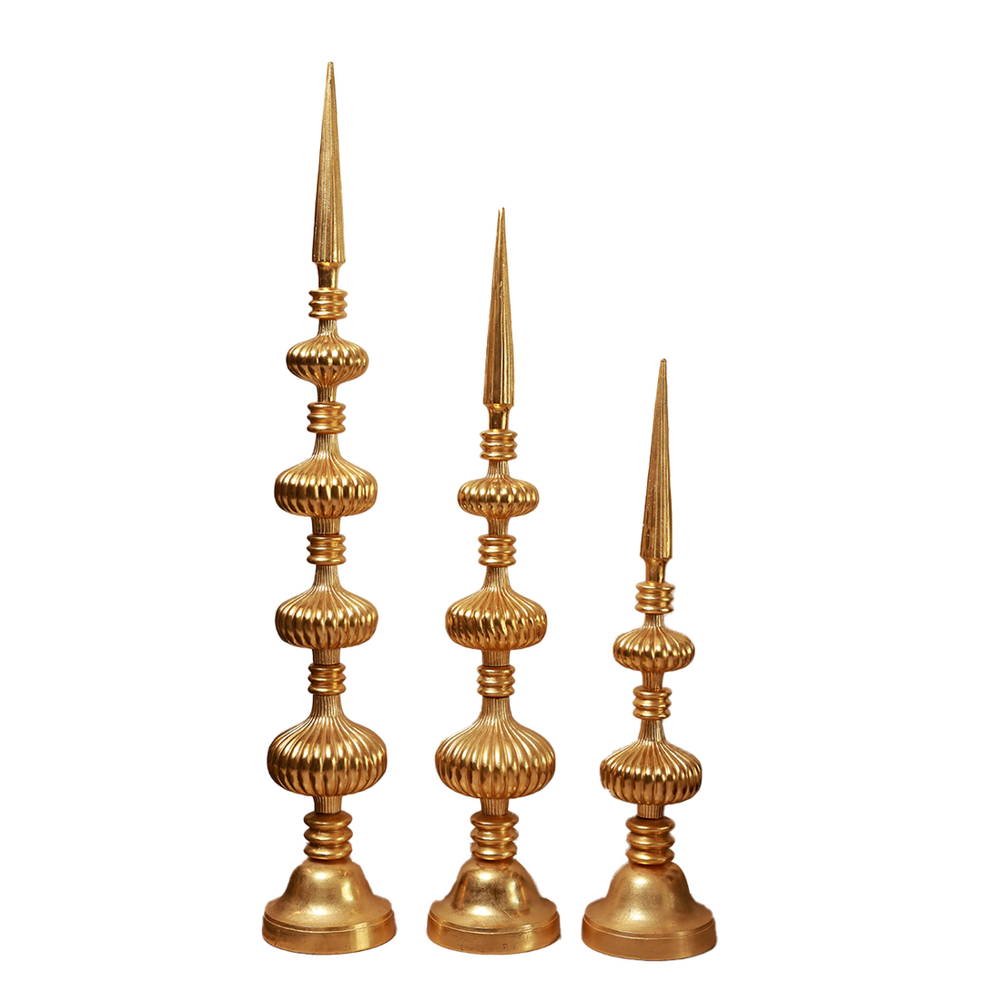 Triveni Spires - Gold in Metal