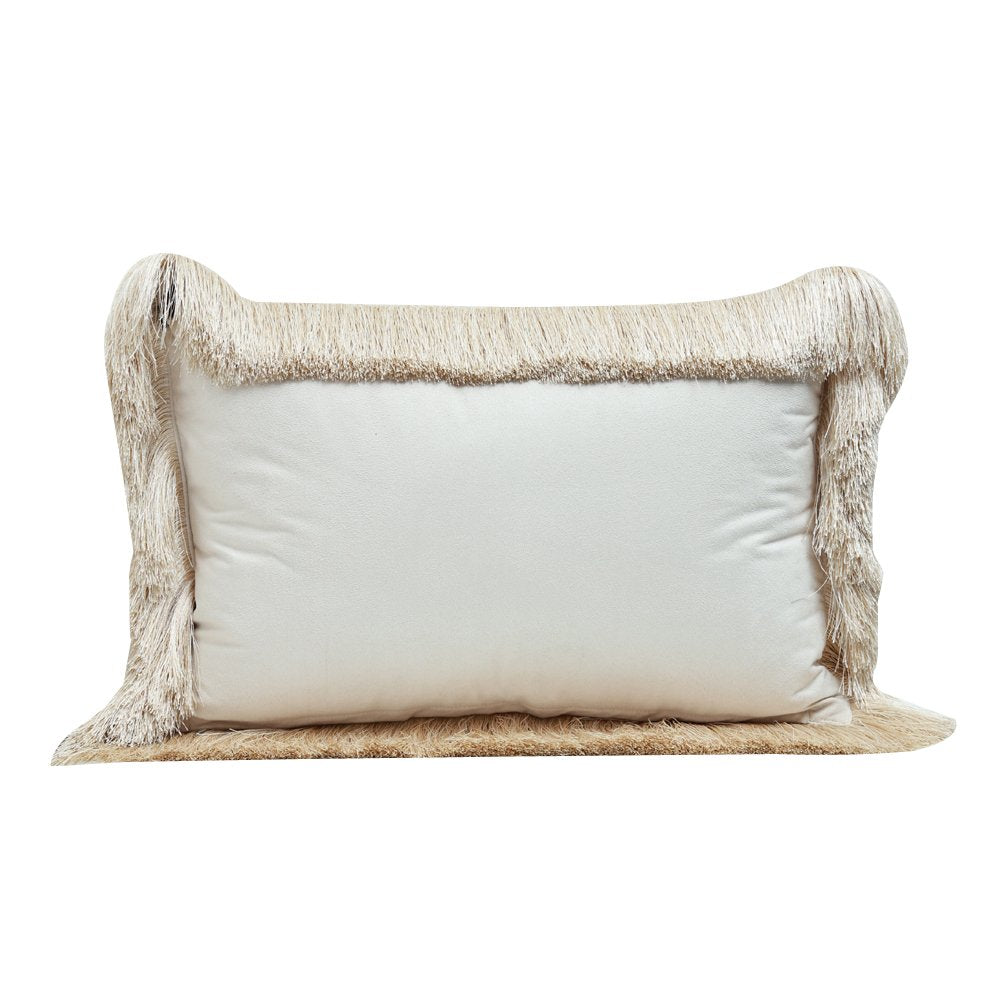 Golden Grace Cushion Cover - Ivory in Silk Blend 14&