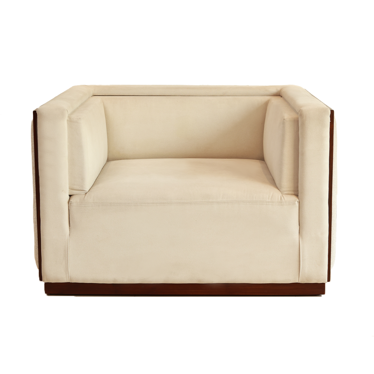 Lawson Sofa - Single Seater in Teak Wood