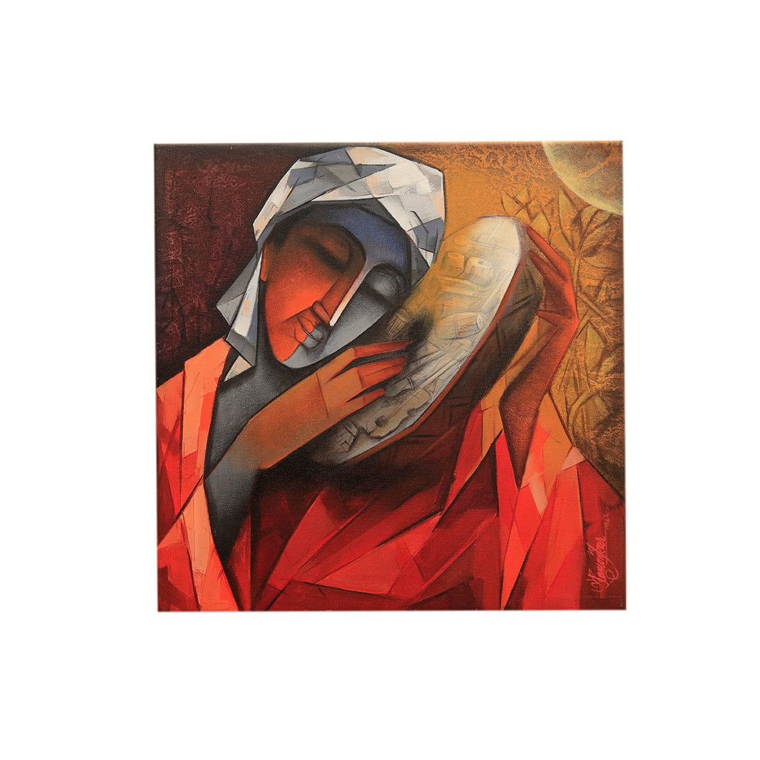 Untitled Painting By Romonkar - Acrylic on canvas