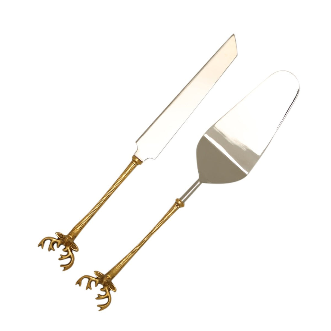 Therry Cake Serving Set - 2 pieces in Metal