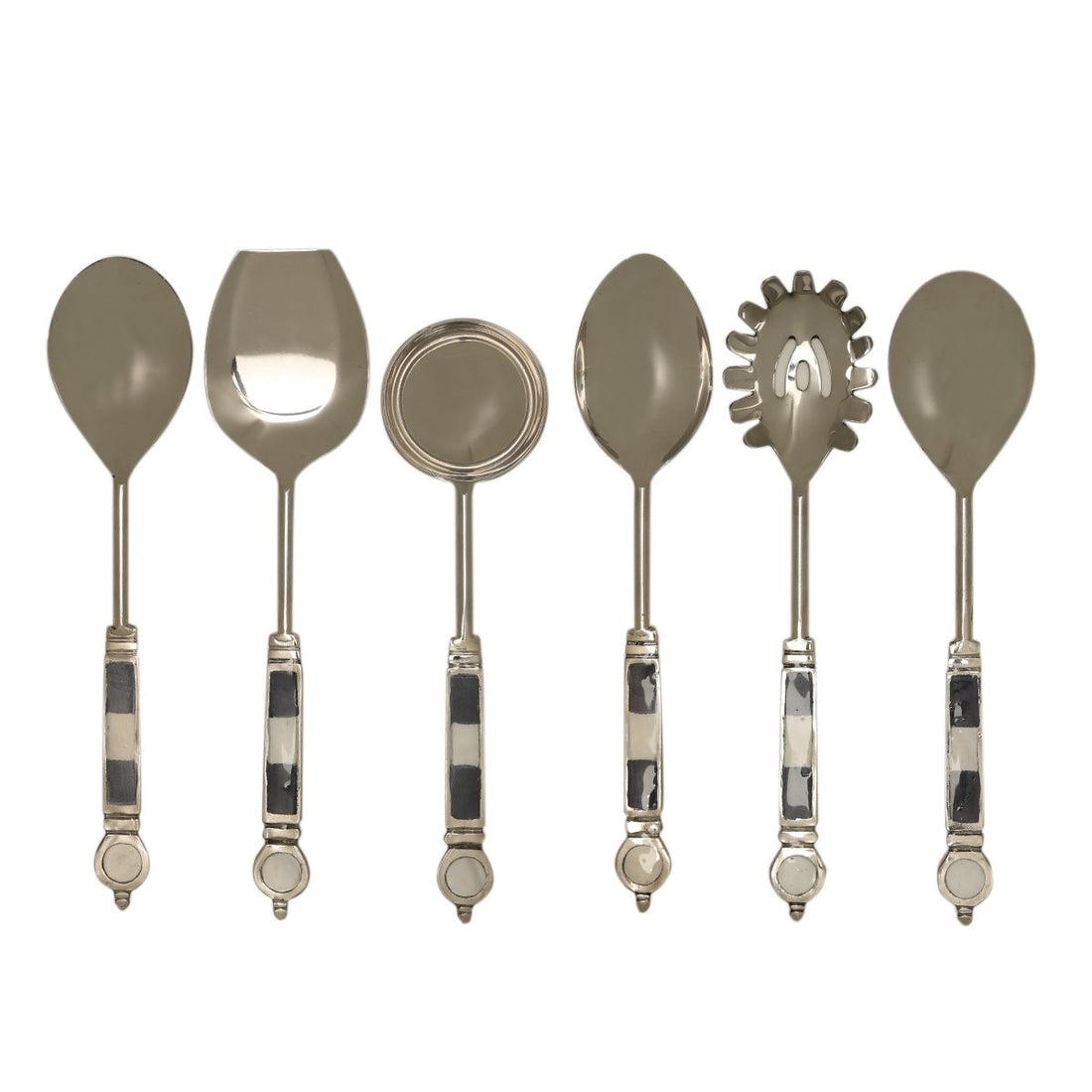Alice Serving Set - 6 Pieces in Metal
