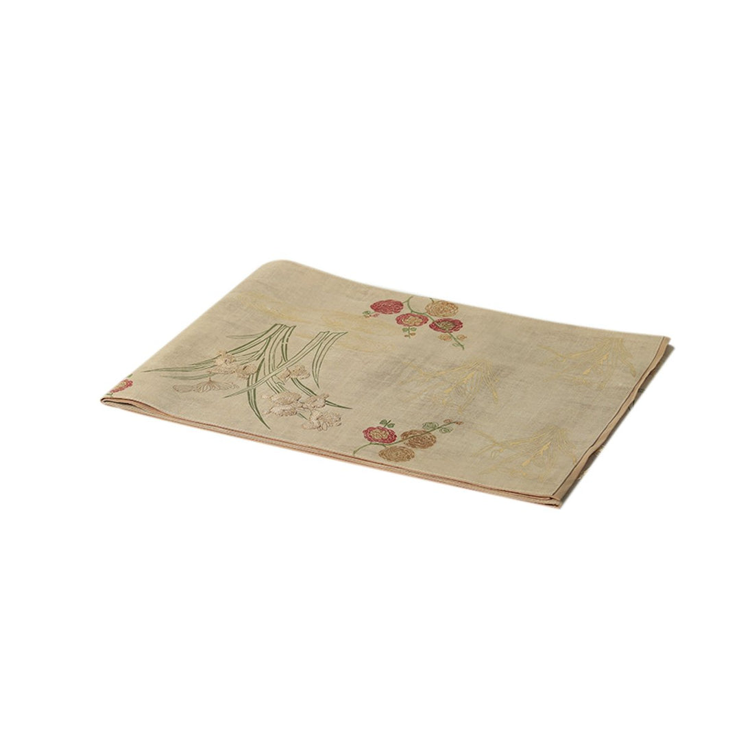 Vanya Runner - Beige in Silk 72″ x 15″
