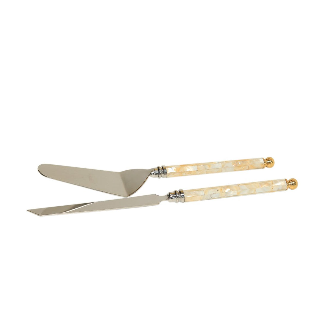 Pearl Cake - Cutlery Set of 2 in Porcelain