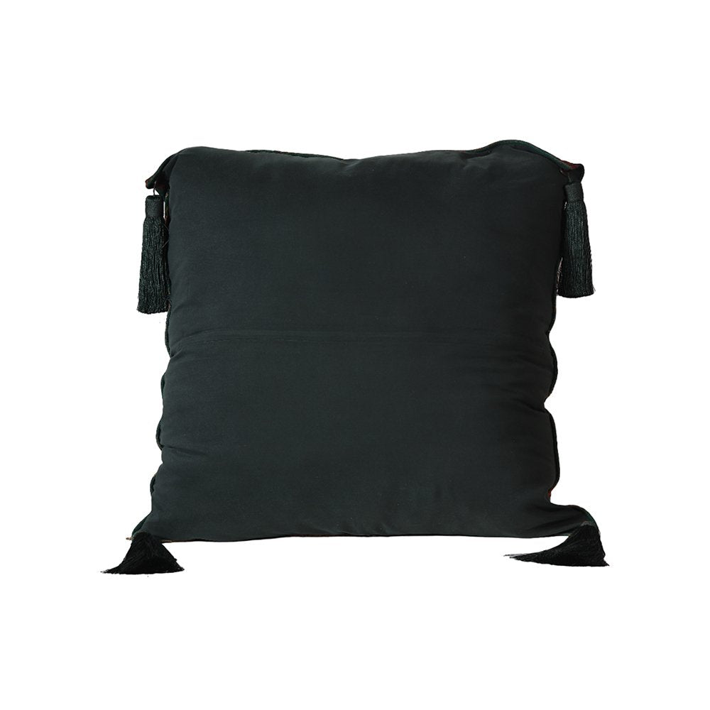 Kilim Floor Cushion Cover - Green in Shanil 36&