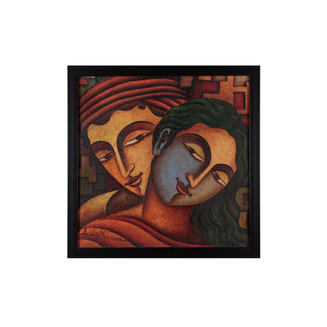 Affection By Amitava De Sarkar - One Acrylic on canvas