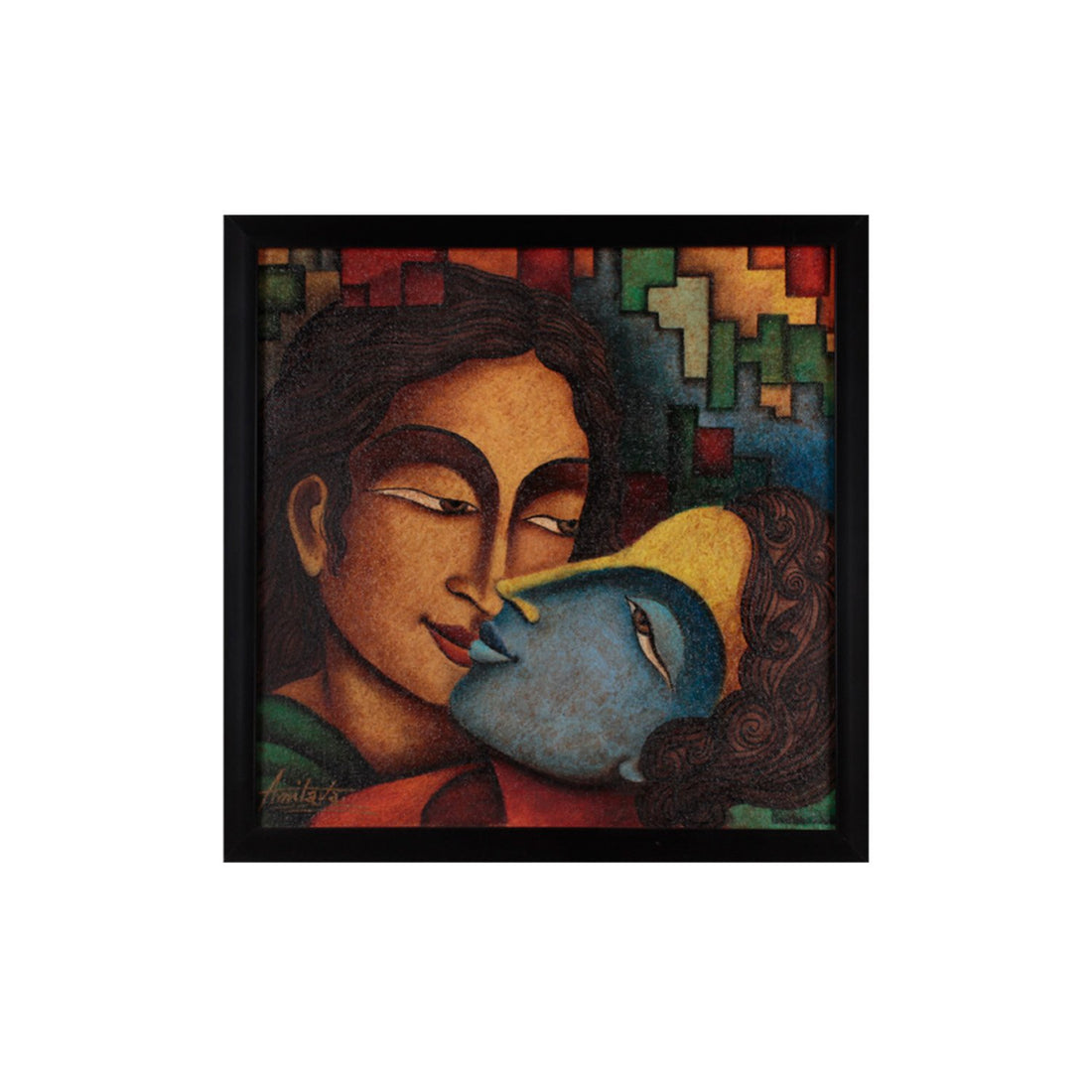 Affection By Amitava De Sarkar – Two Acrylic on canvas