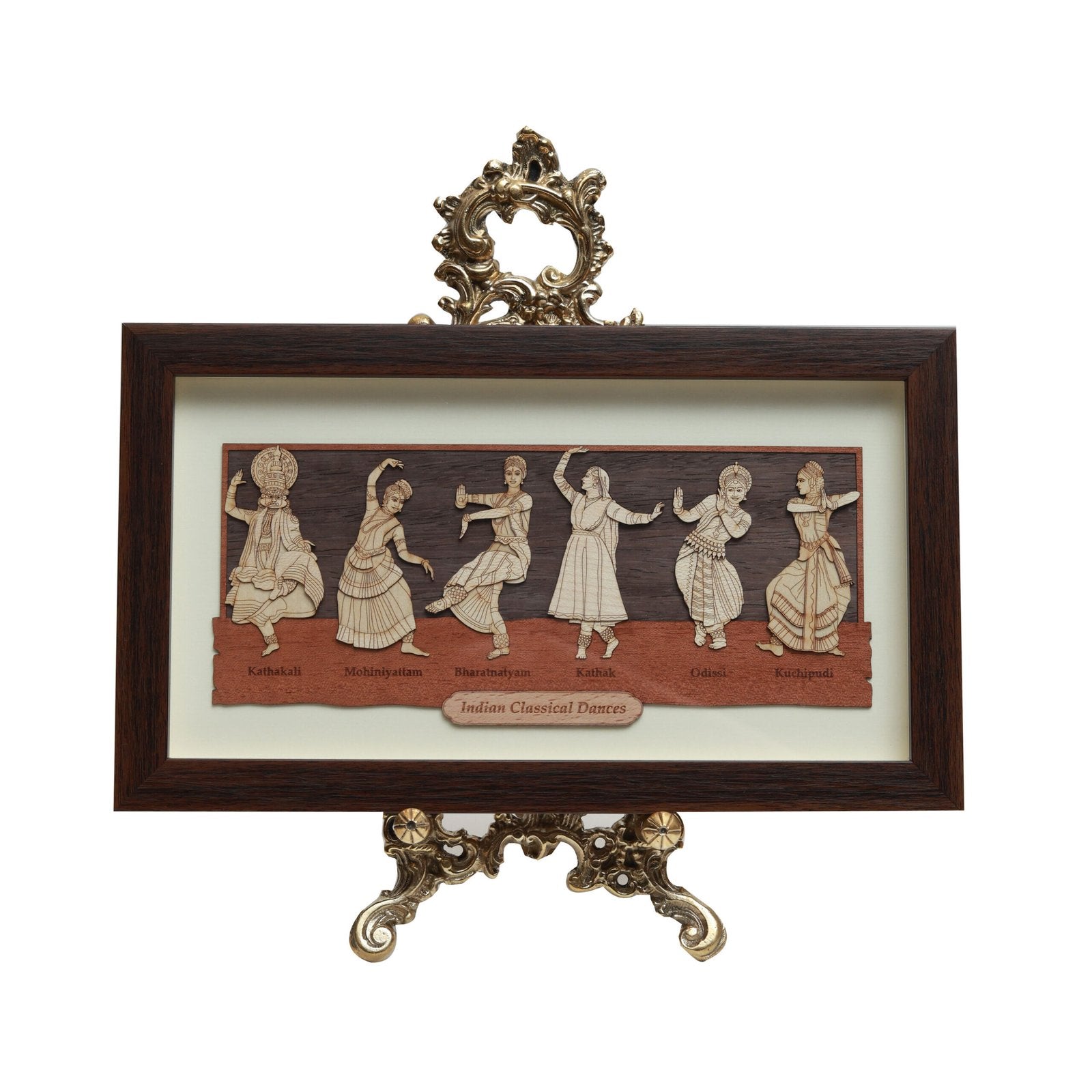 Dance of India Wood Art