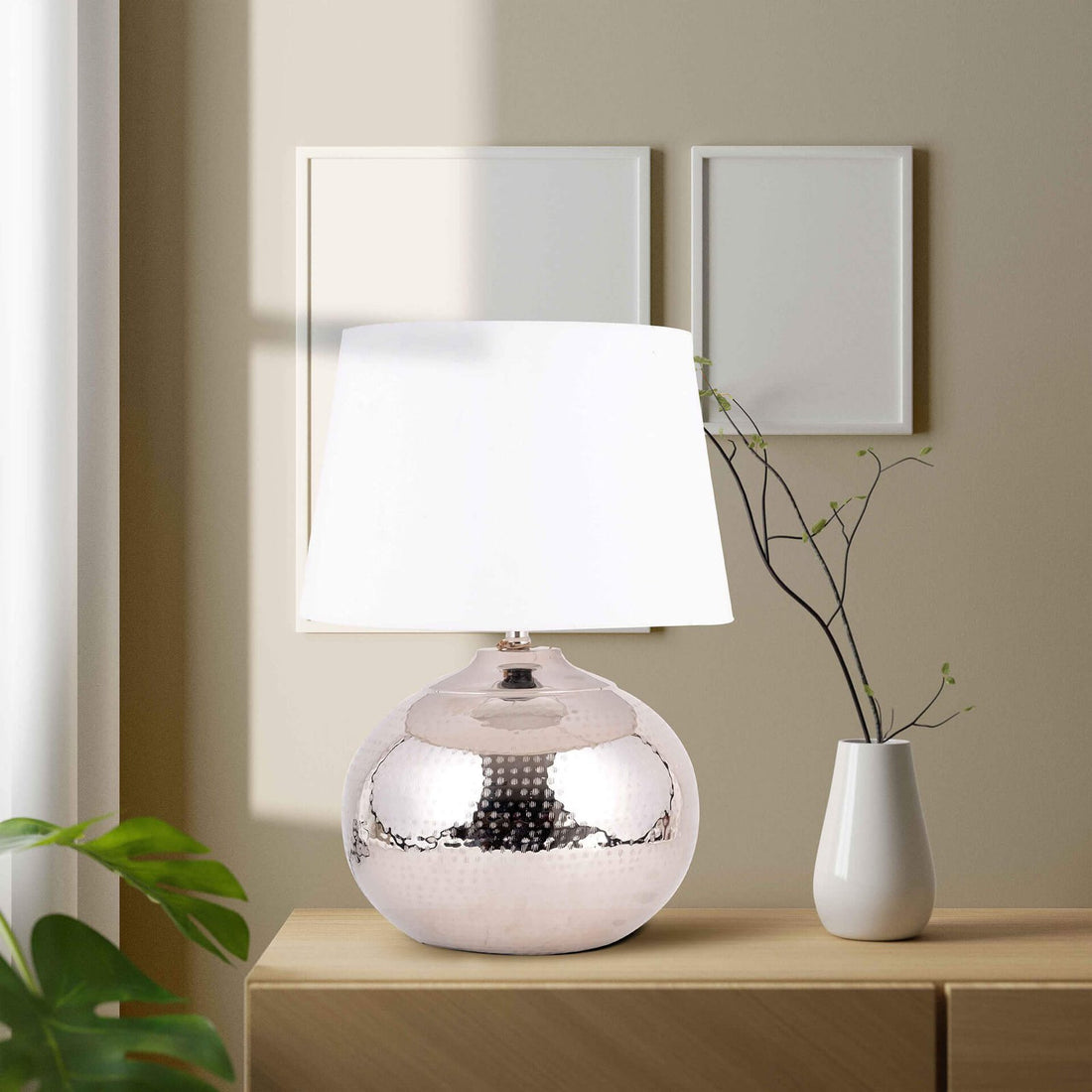 Classic Lamp - Silver in Metal