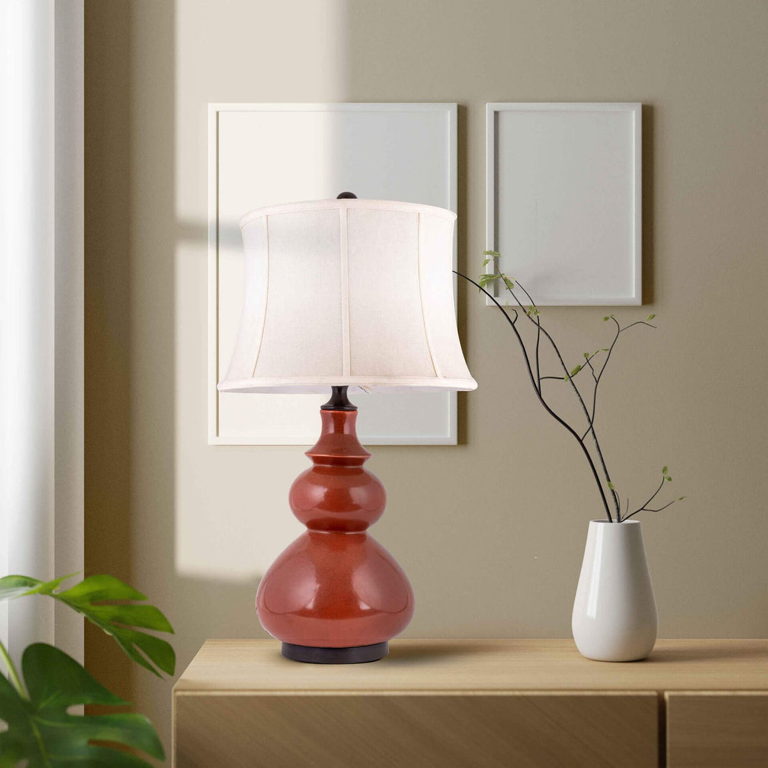 Rose Sphere Lamp - Ceramic