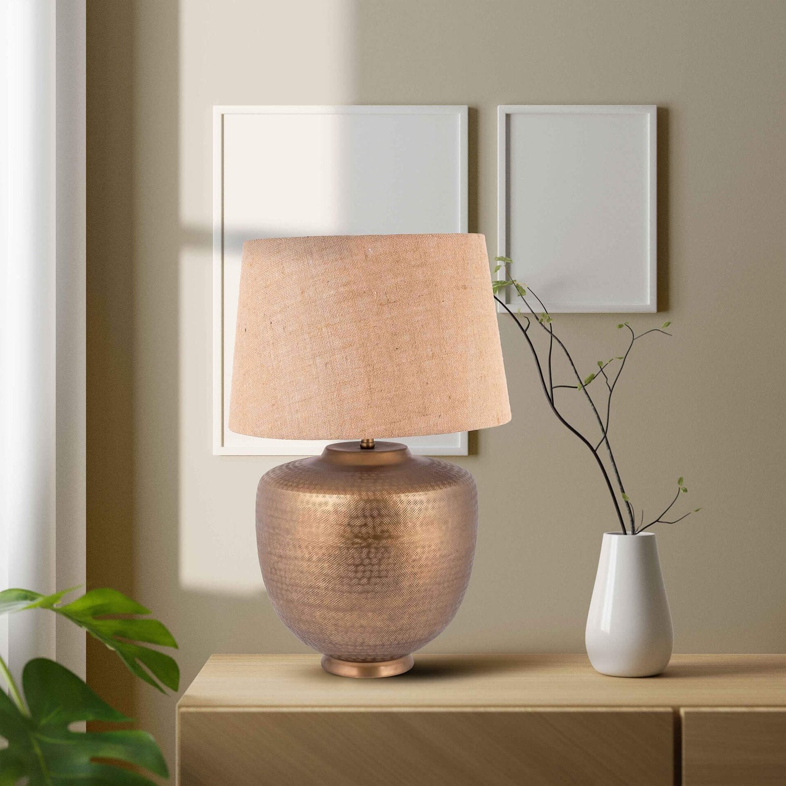 Eclipse Lamp - Gold in Metal