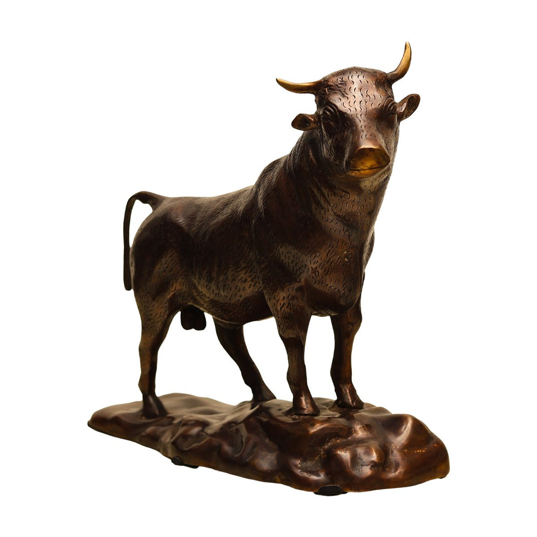 Standing Bull - Brass