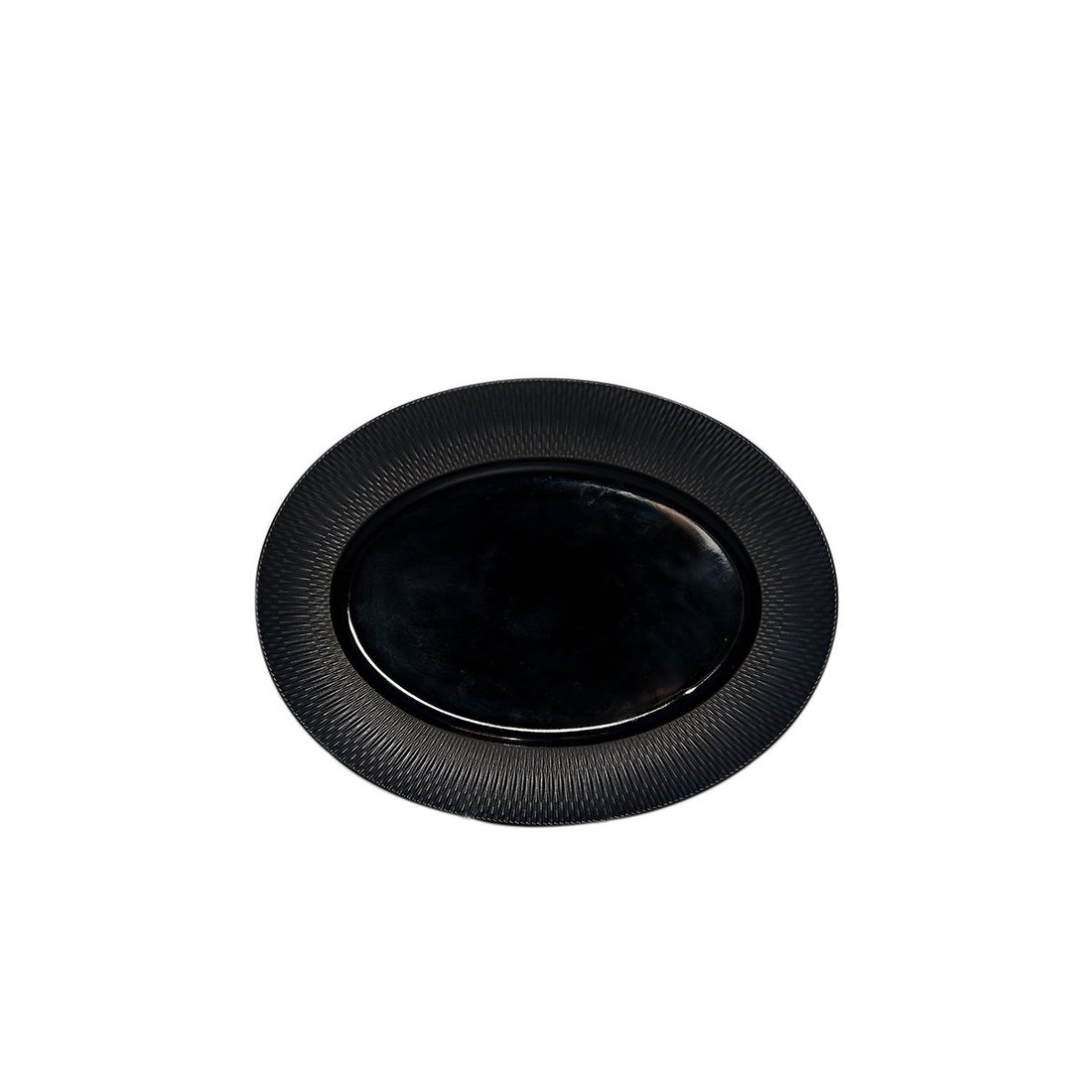 Ralph - Oval Plate in Porcelain