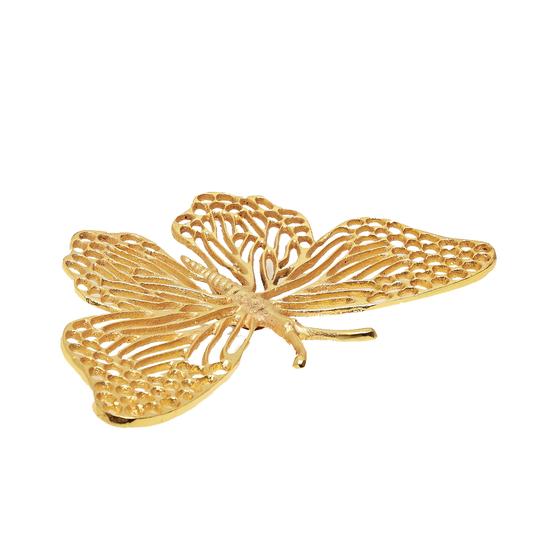 Exquisite Butterfly Wall Accent - Cast Metal