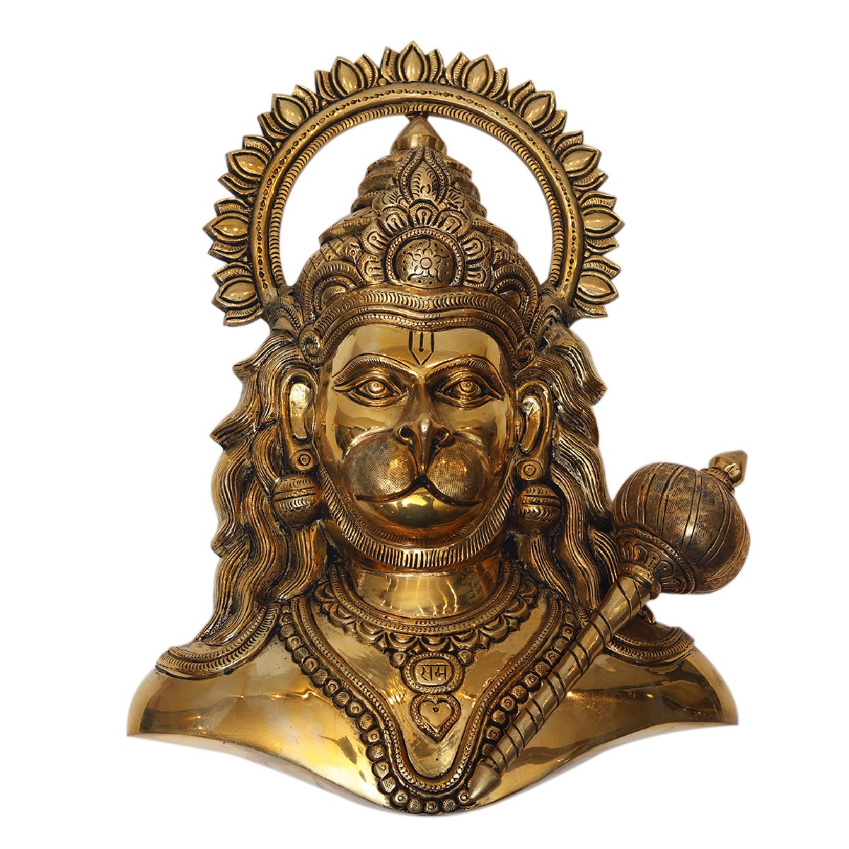 Hanuman for Wall Idol - Brass
