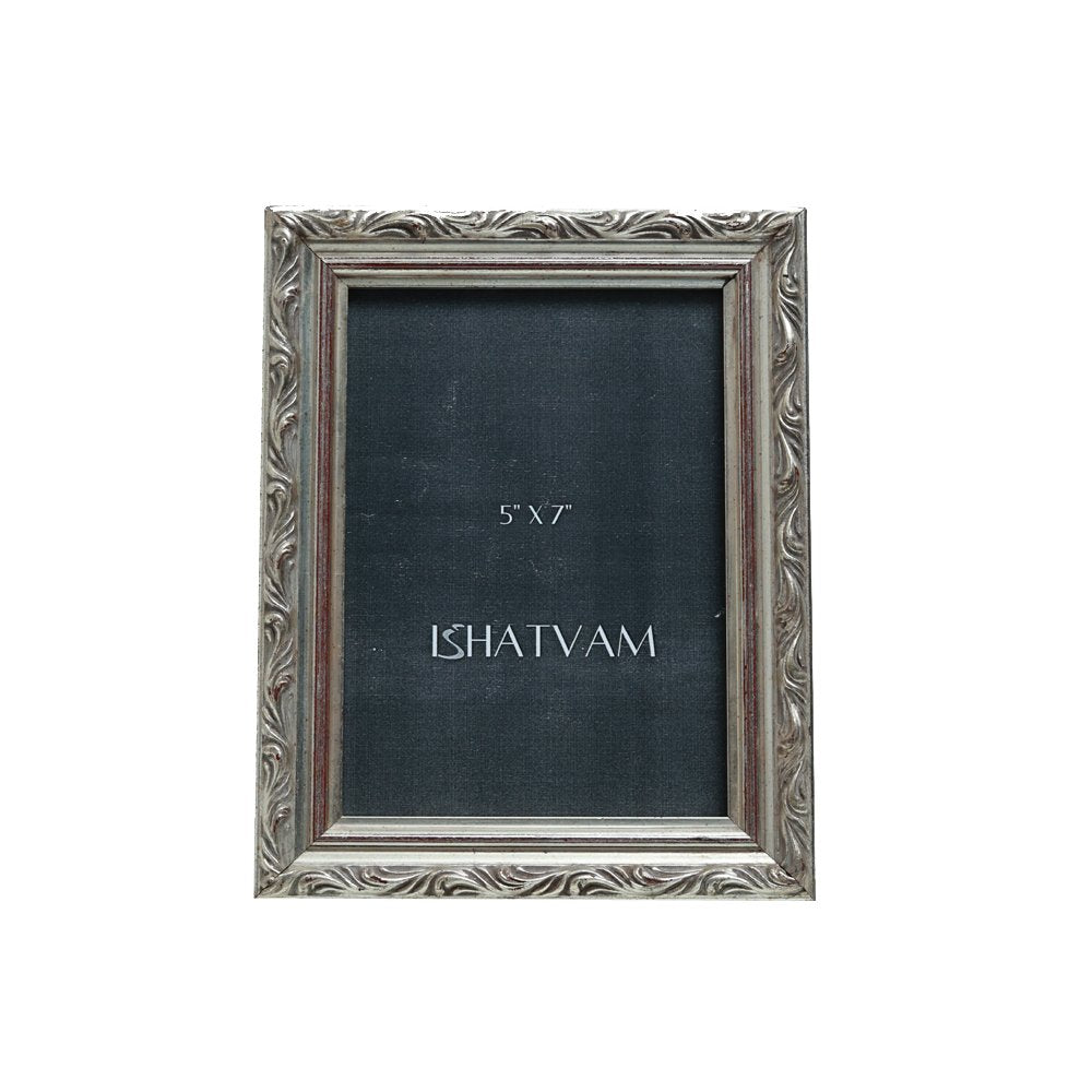 Classic Wooden Frame - Small Silver in Wood 6" X 4"