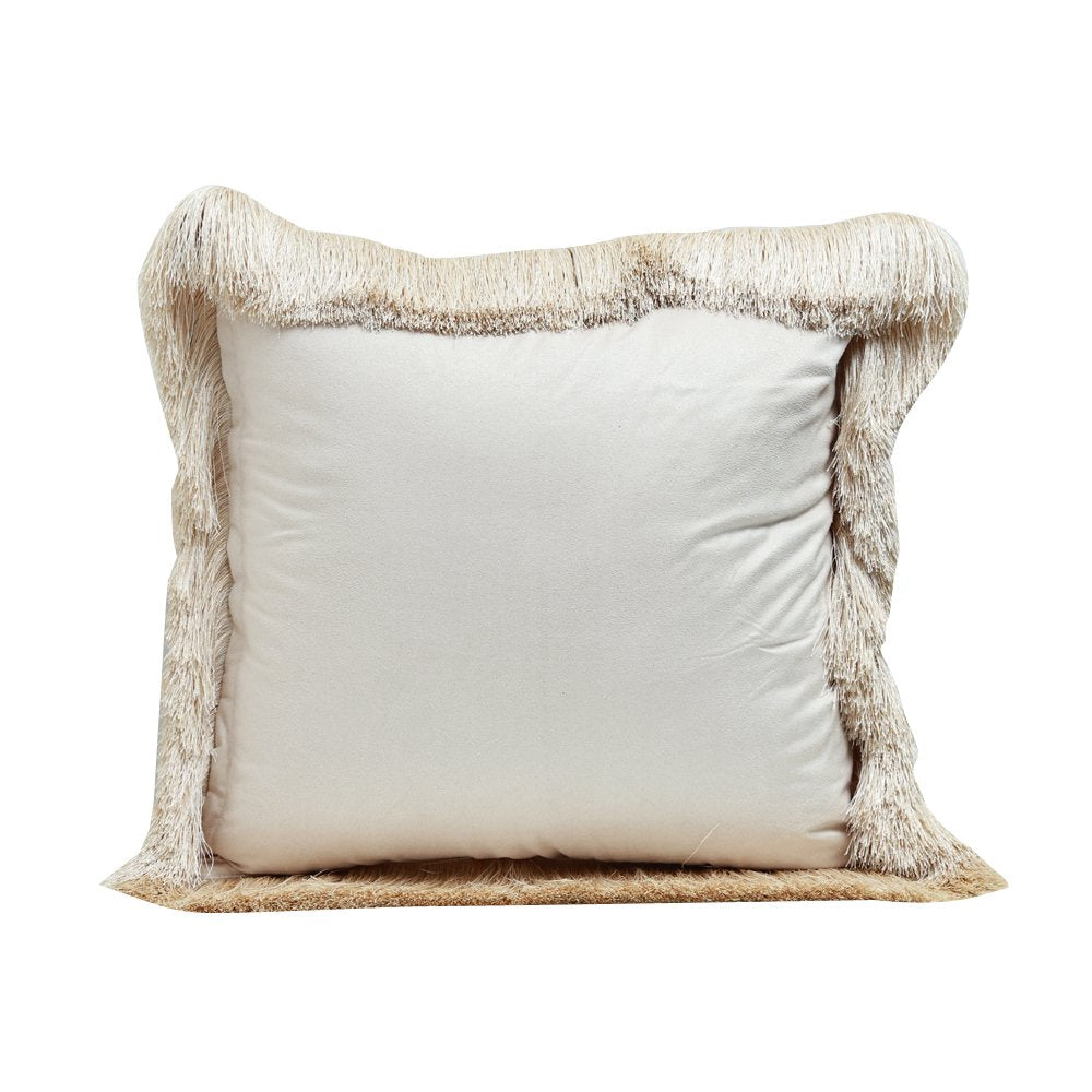 Golden Grace Cushion Cover - Ivory in Silk Blend 18&