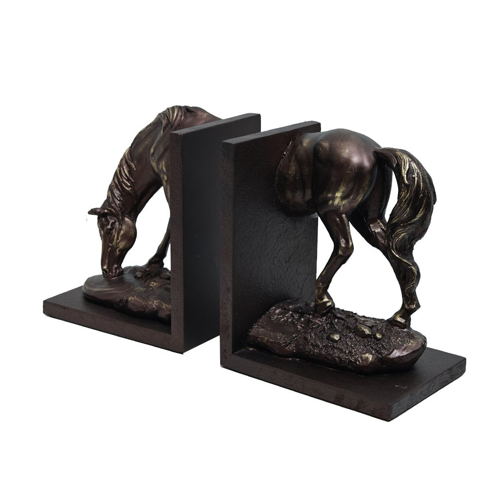 Grazing Horse Bookends