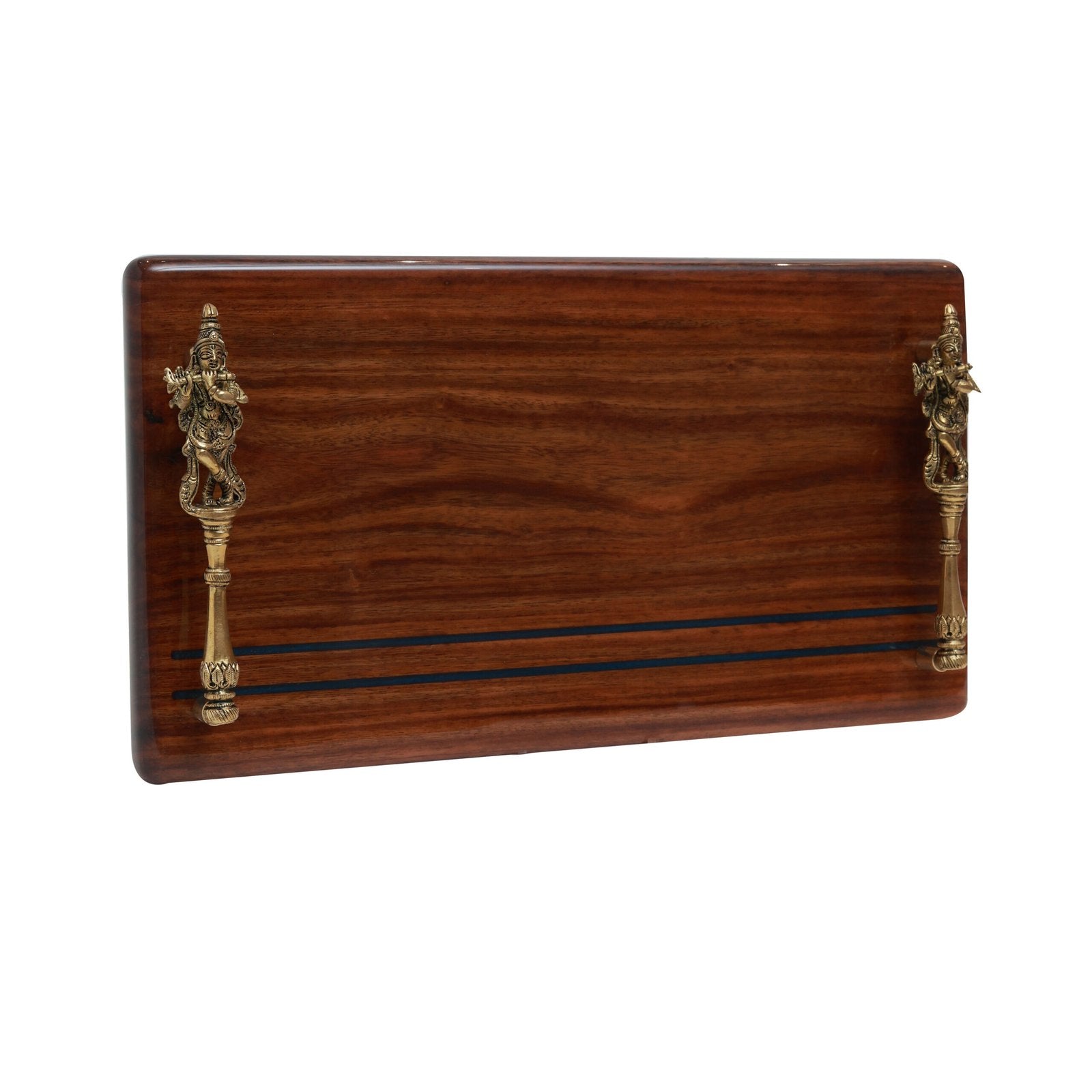 Krishna wooden Tray