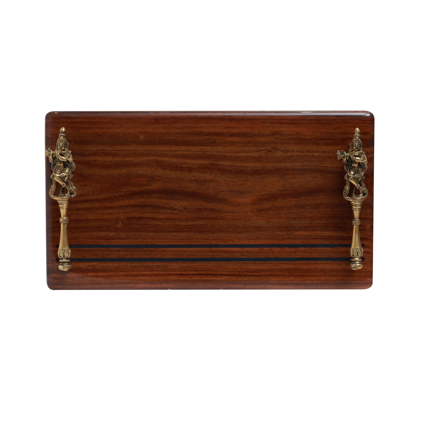 Krishna wooden Tray