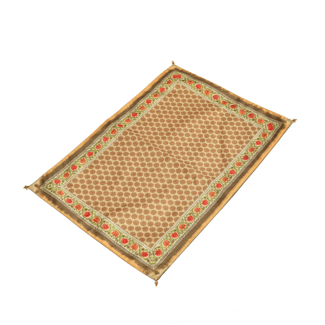 Mughal Tea Cosy Set - Olive in Silk