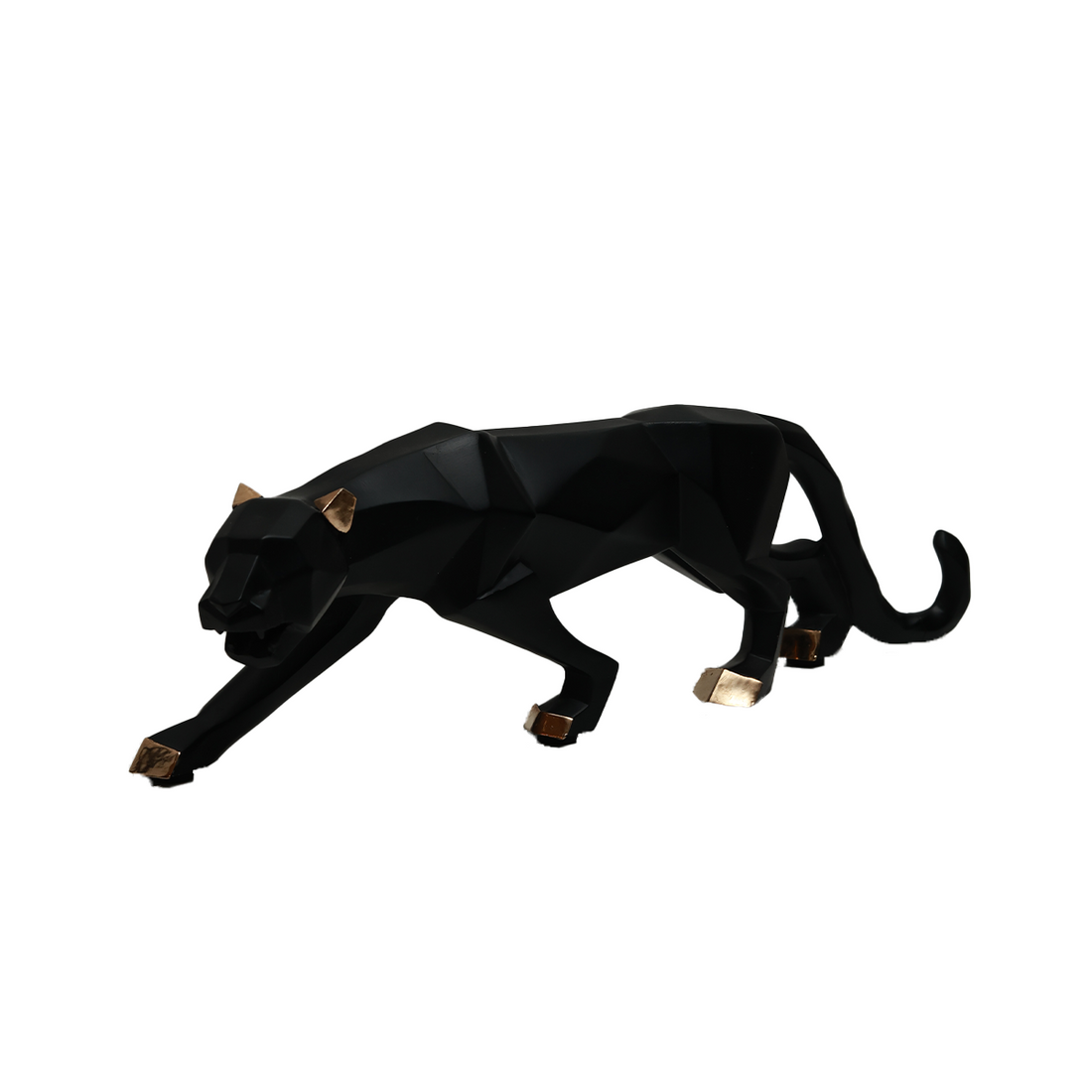 Panther Decorative - Black in Resin