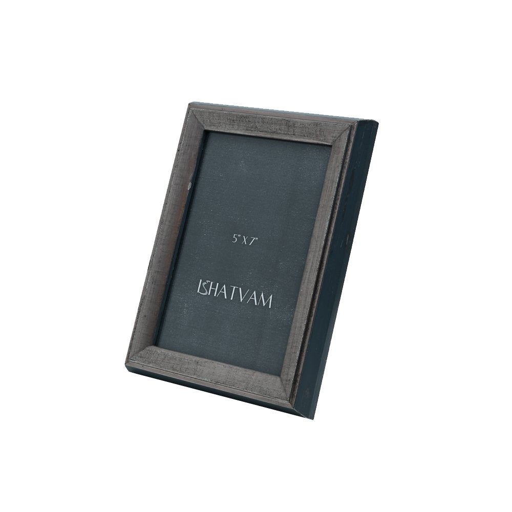 Classic Wooden Frame - Silver in Wood 7" X 5"