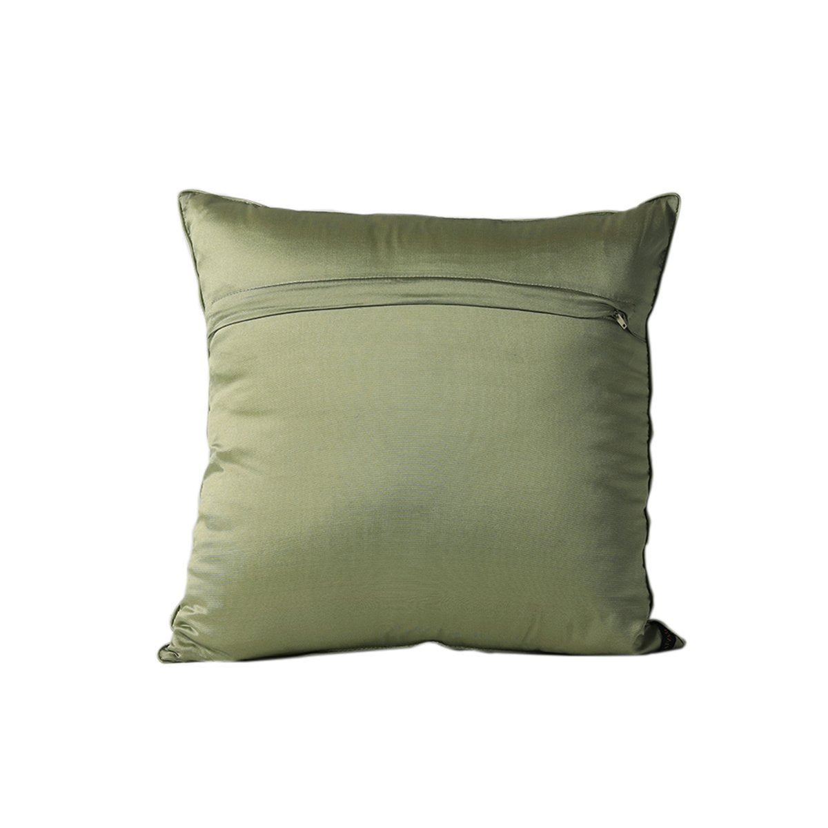 Vanya Dori Cushion Cover - Green in Silk Blend 18&