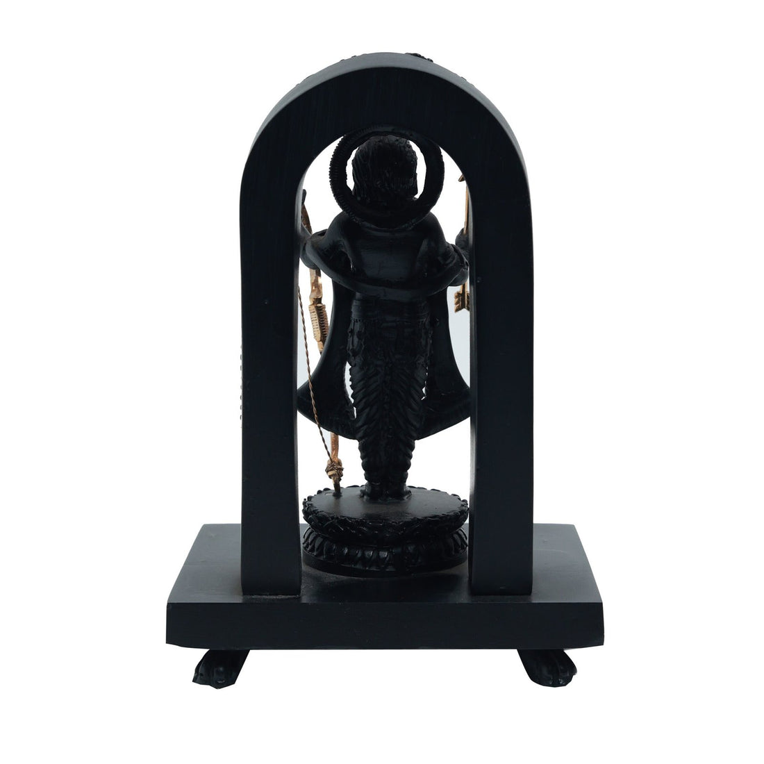 Ram Idol - Black in Resin and Gold Plated