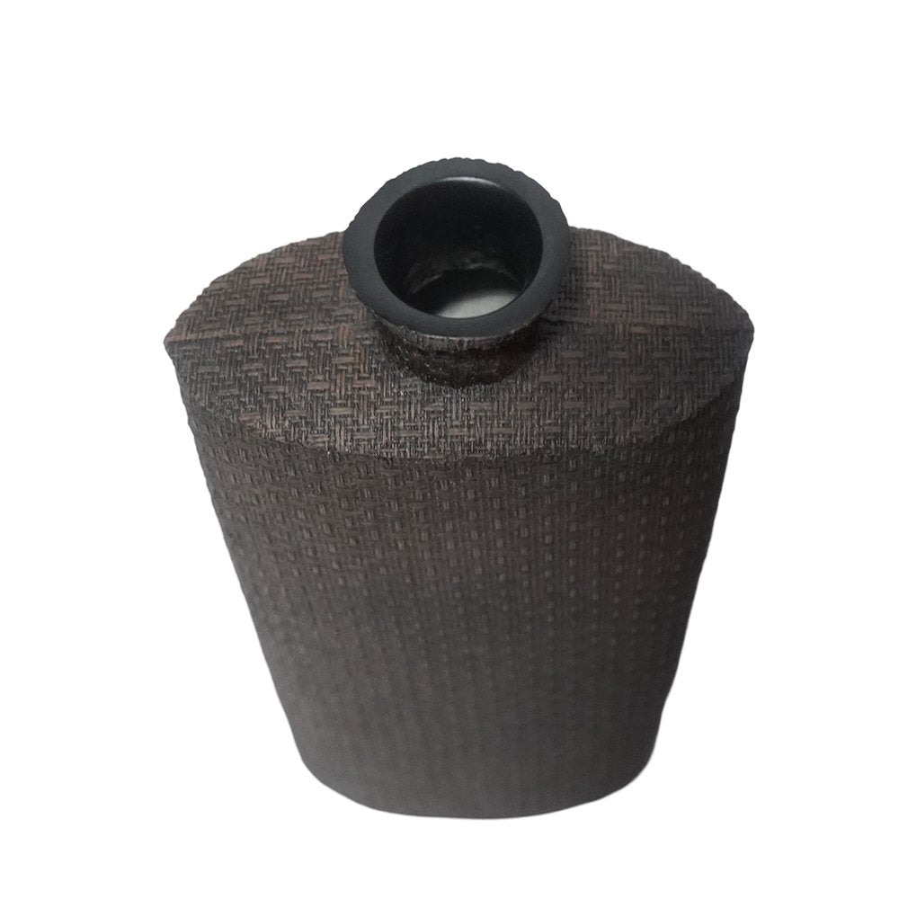 Earthstone Vase - Brown Large in Ceramic