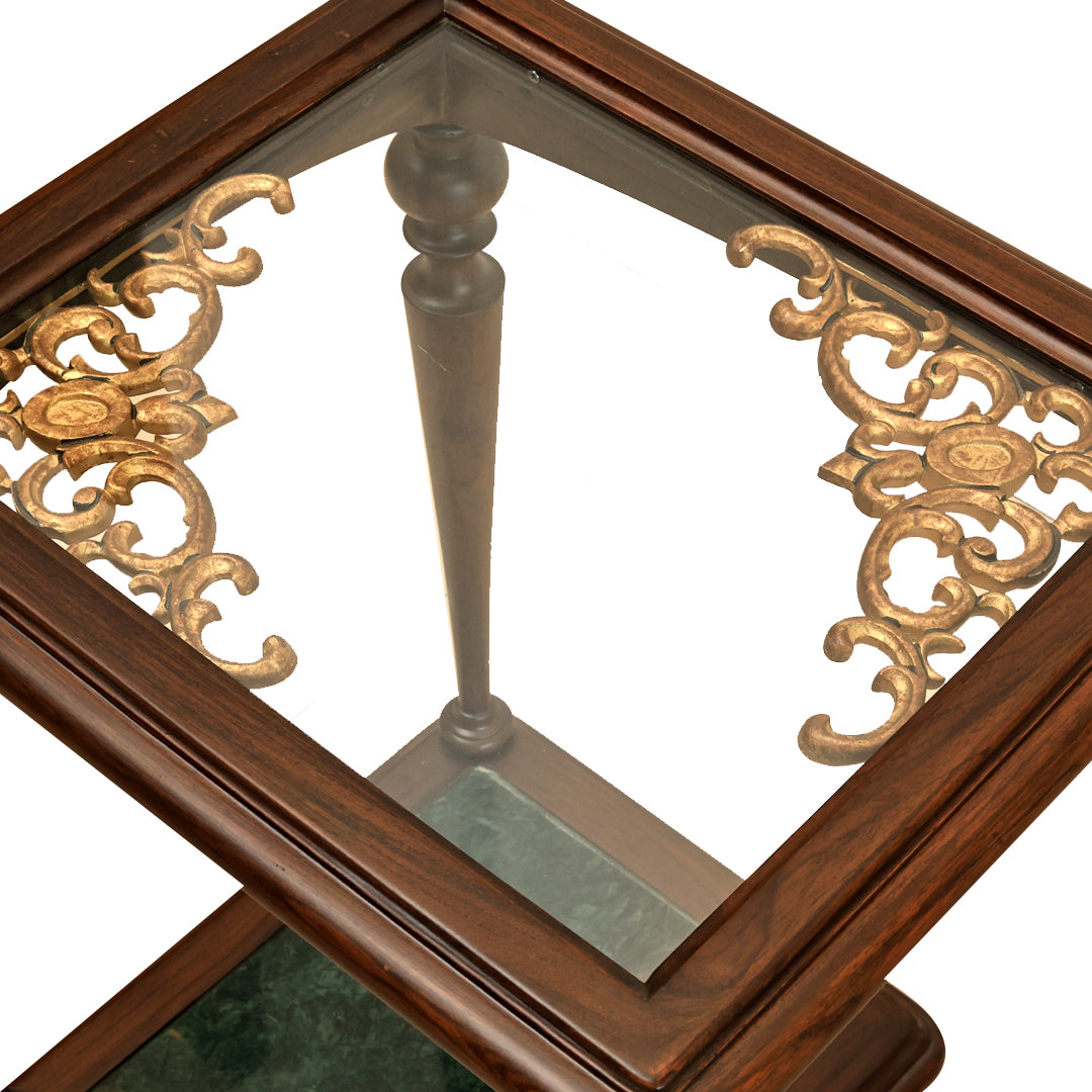 Naaz C Table - Teak Wood