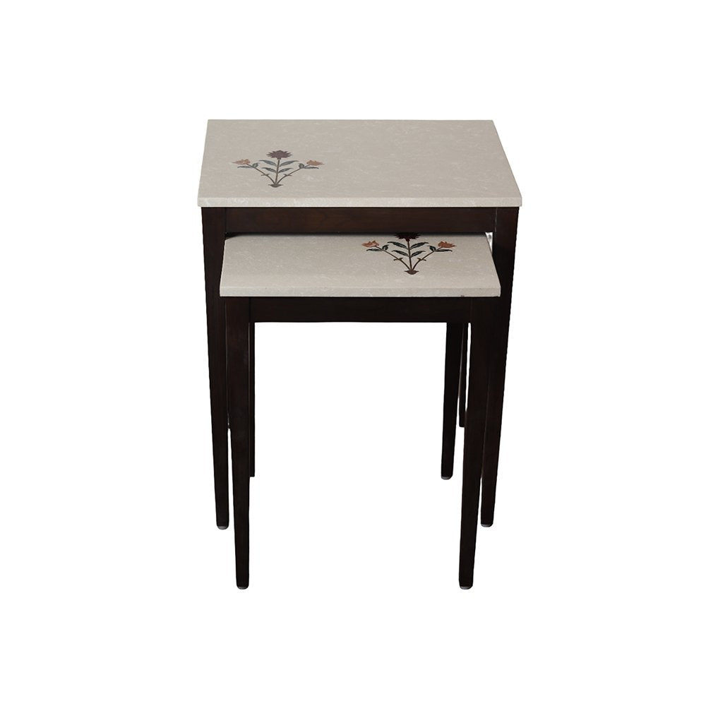 Nest of Tables – Set Of Two in Teak Wood