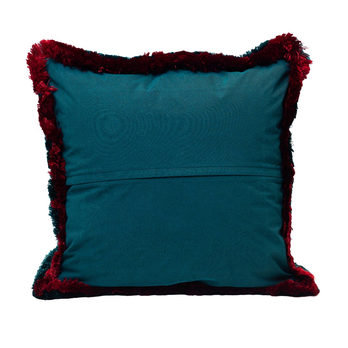 Chinar Cushion Cover - Teal in Chenille 18"x18"