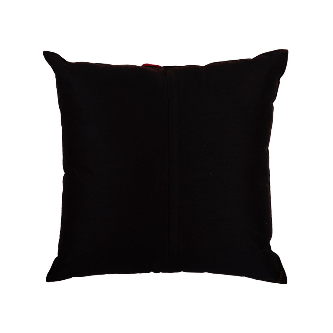 Apsara Haar Cushion Cover – Black in Silk Blend 16&
