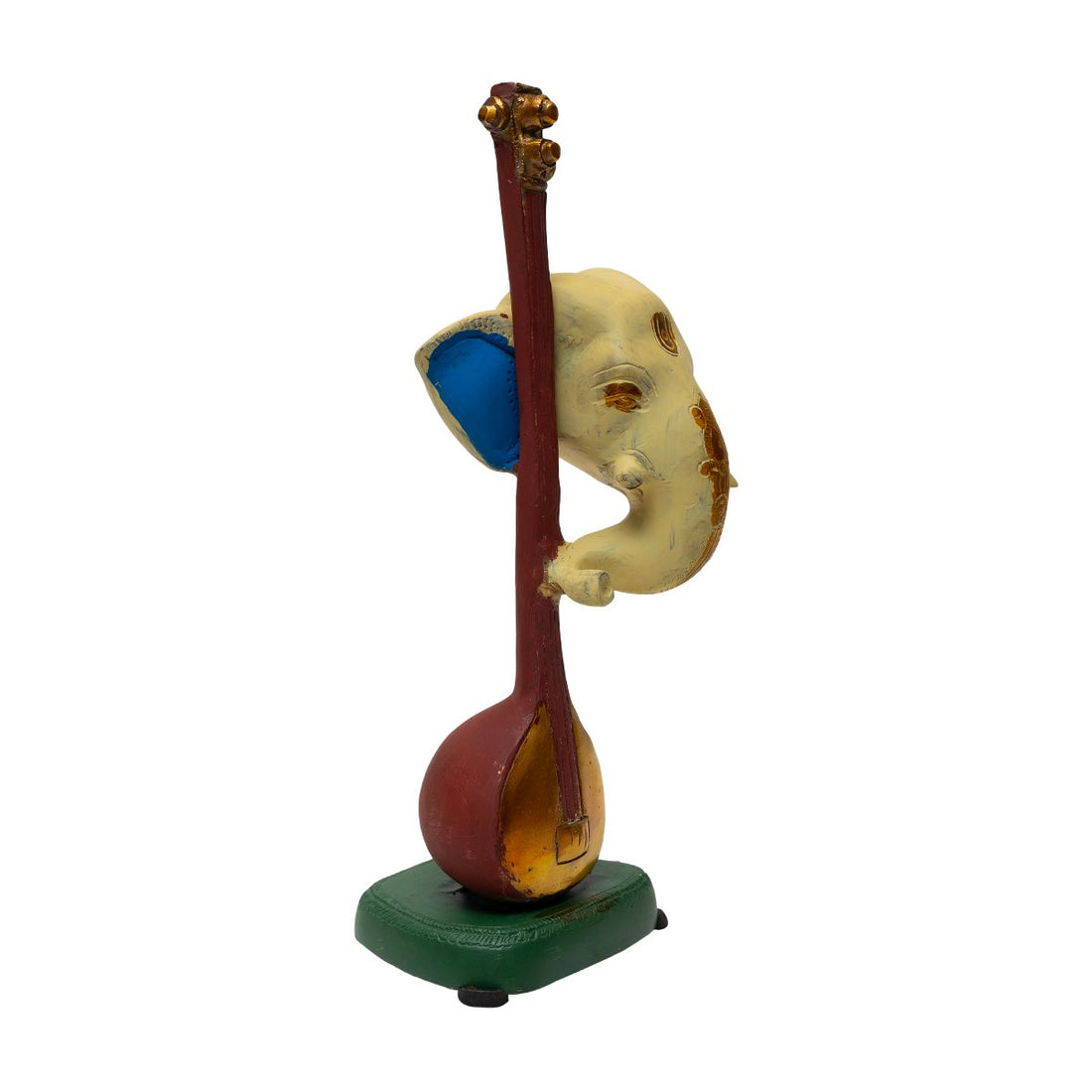 Veena Ganesh Idol - Brass