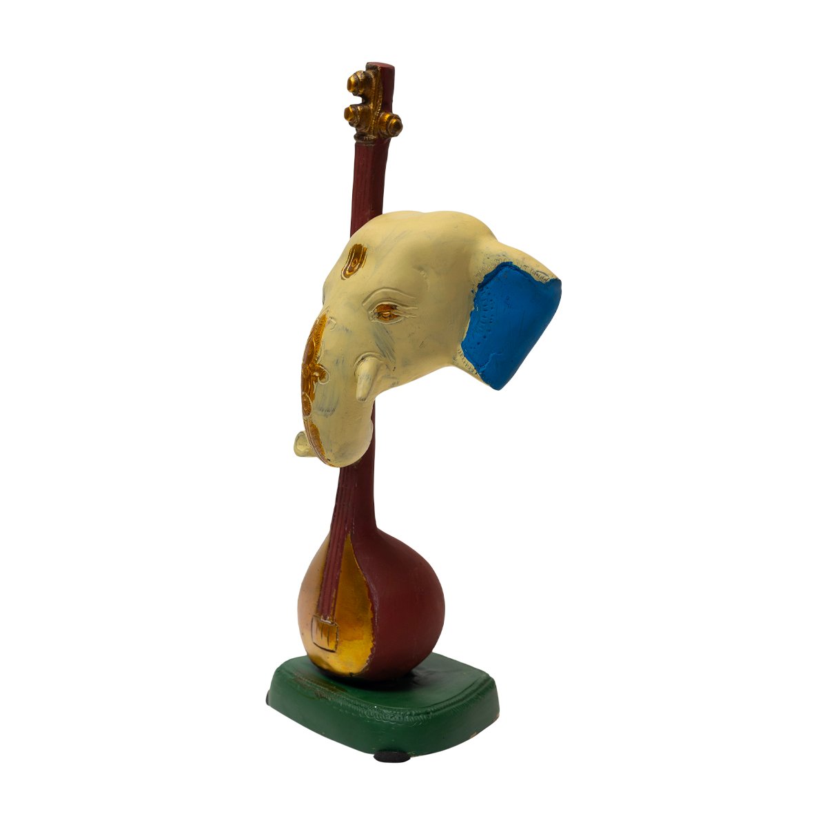 Veena Ganesh Idol - Brass