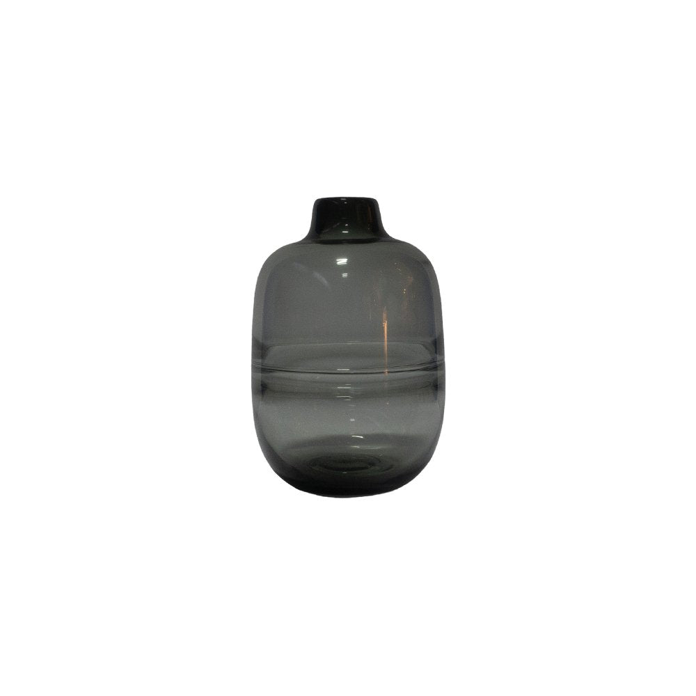 Forest Night Vase - Small Black in Glass