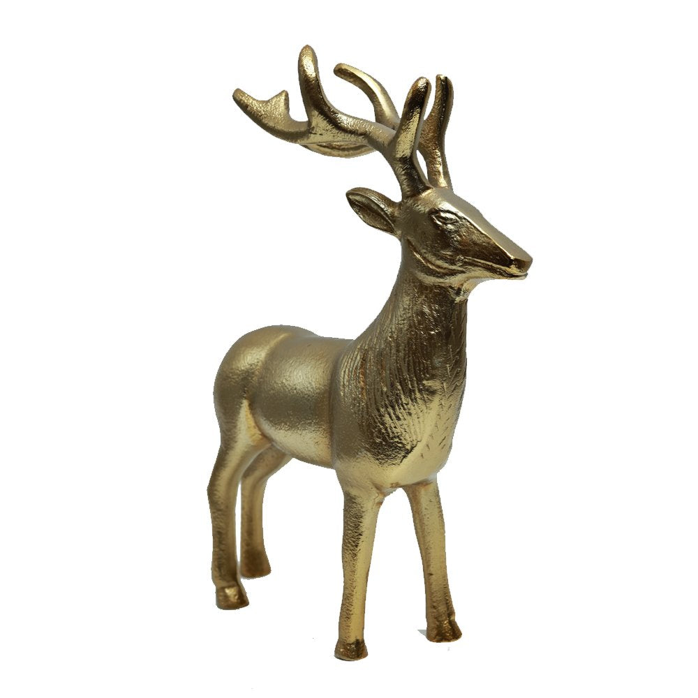 Majestic Stag - Small Golden in Metal