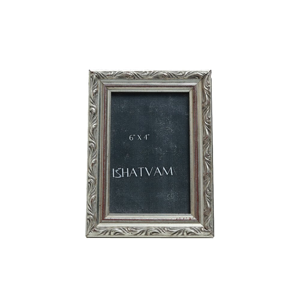 Classic Wooden Frame - Large Silver in Wood 7" X 5"