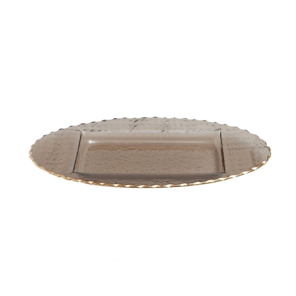 Blush Glass n Gold Platter - Small