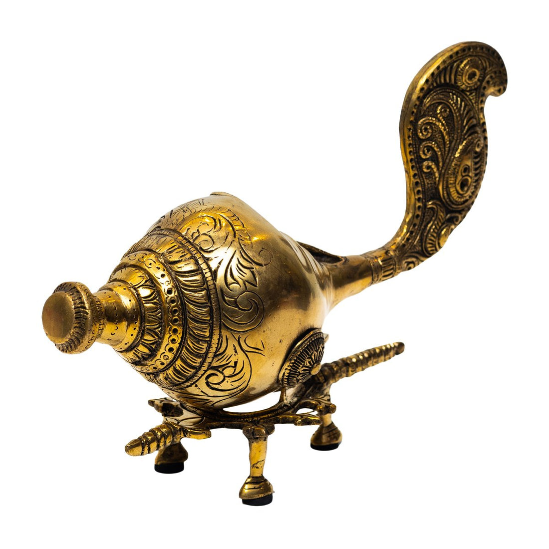 Sankh On Stand - Brass