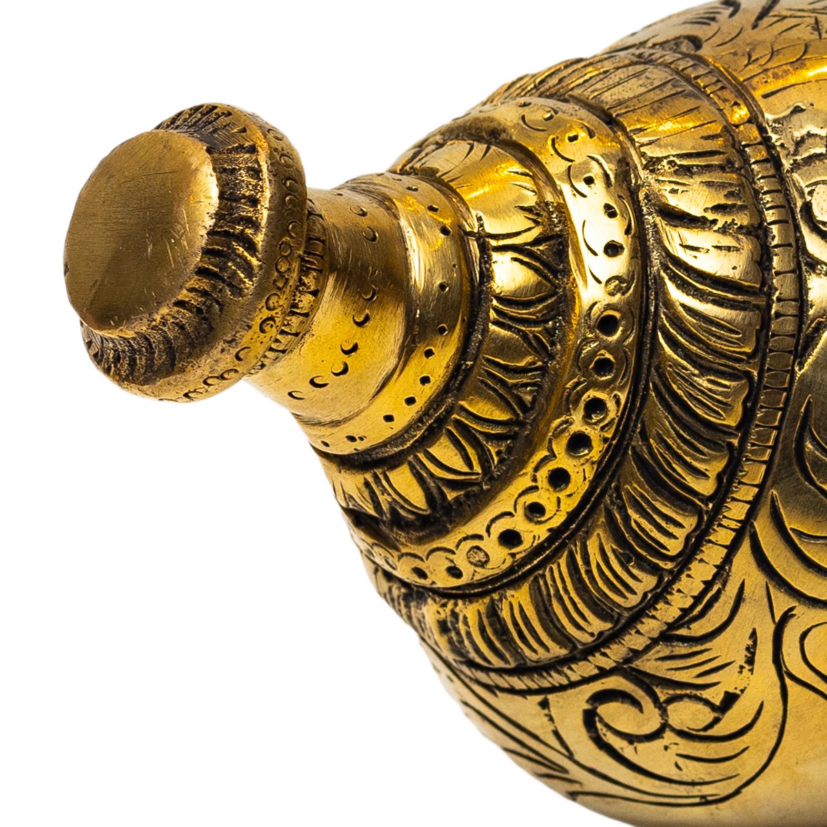 Sankh On Stand - Brass