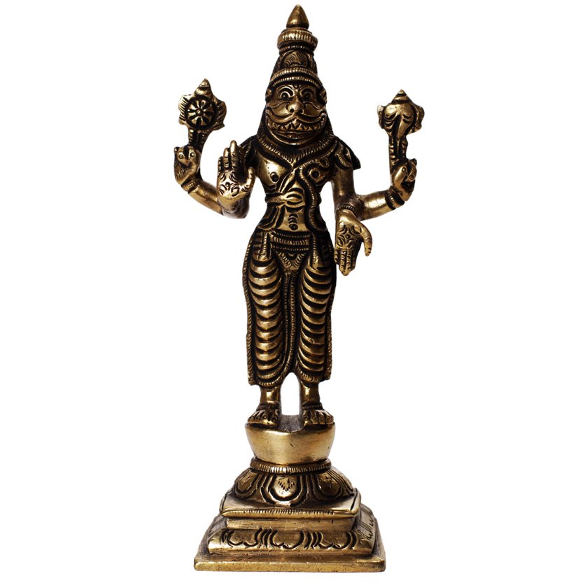 Vishnu Dashavatar Idol - Brass