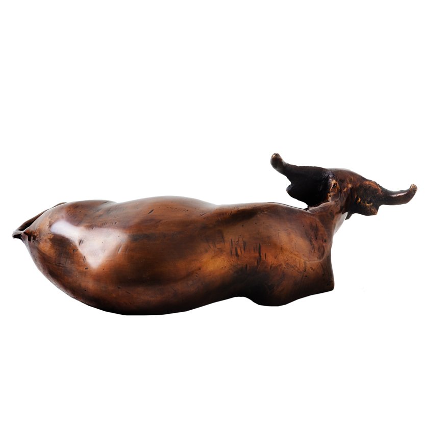 Sitting Buffalo - Brass