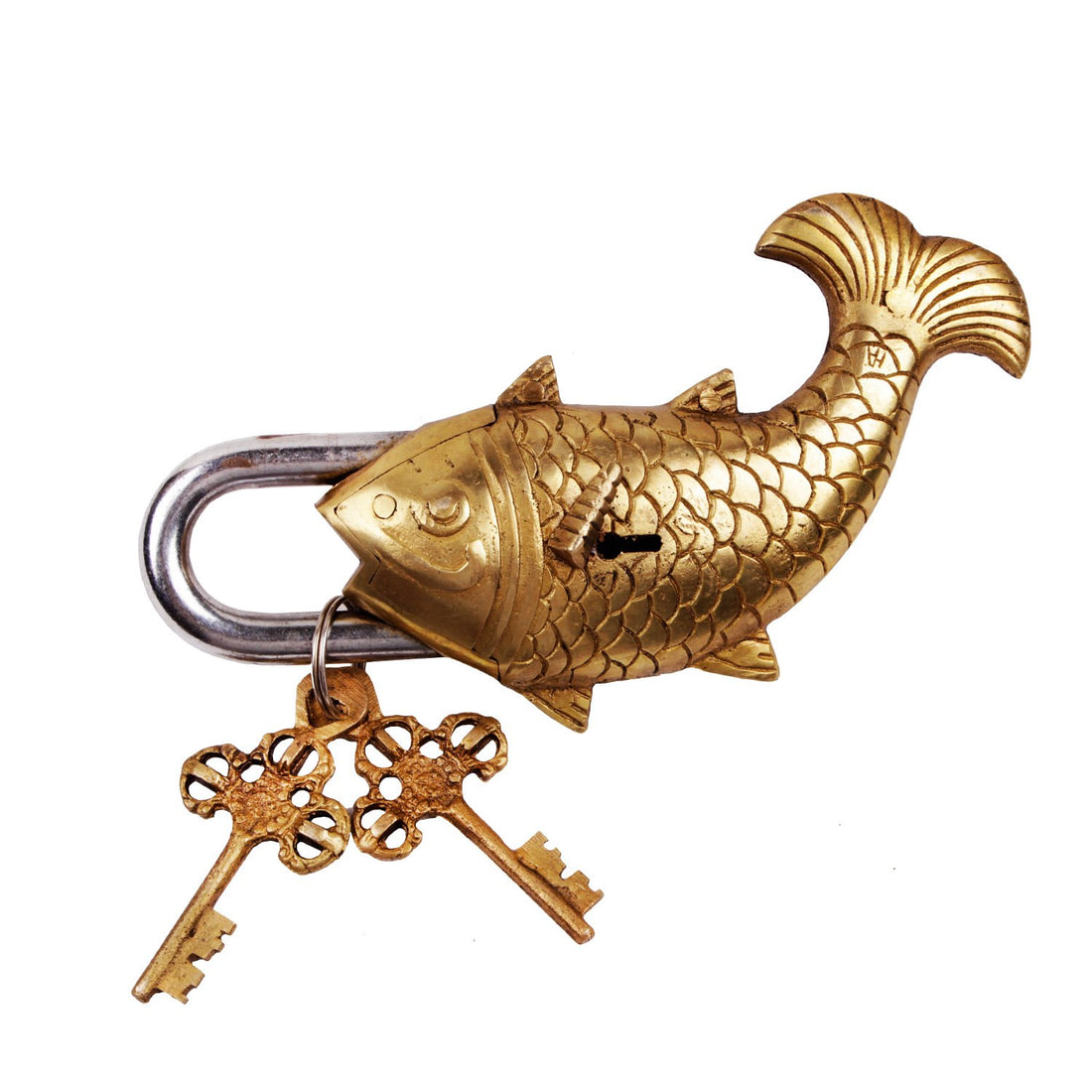 Matsya - Lock in Brass
