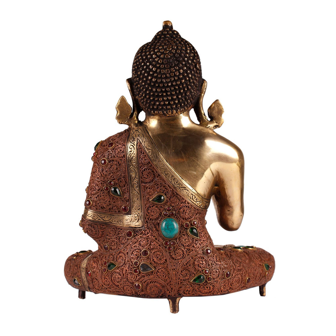 Buddha – Large in Brass And Copper