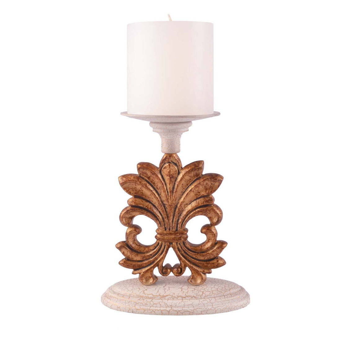 Eliana Candle Stand - Gold in Metal
