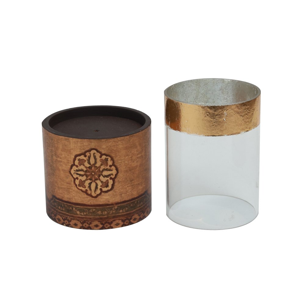 Chinar Shamma - Large in Wood and Glass